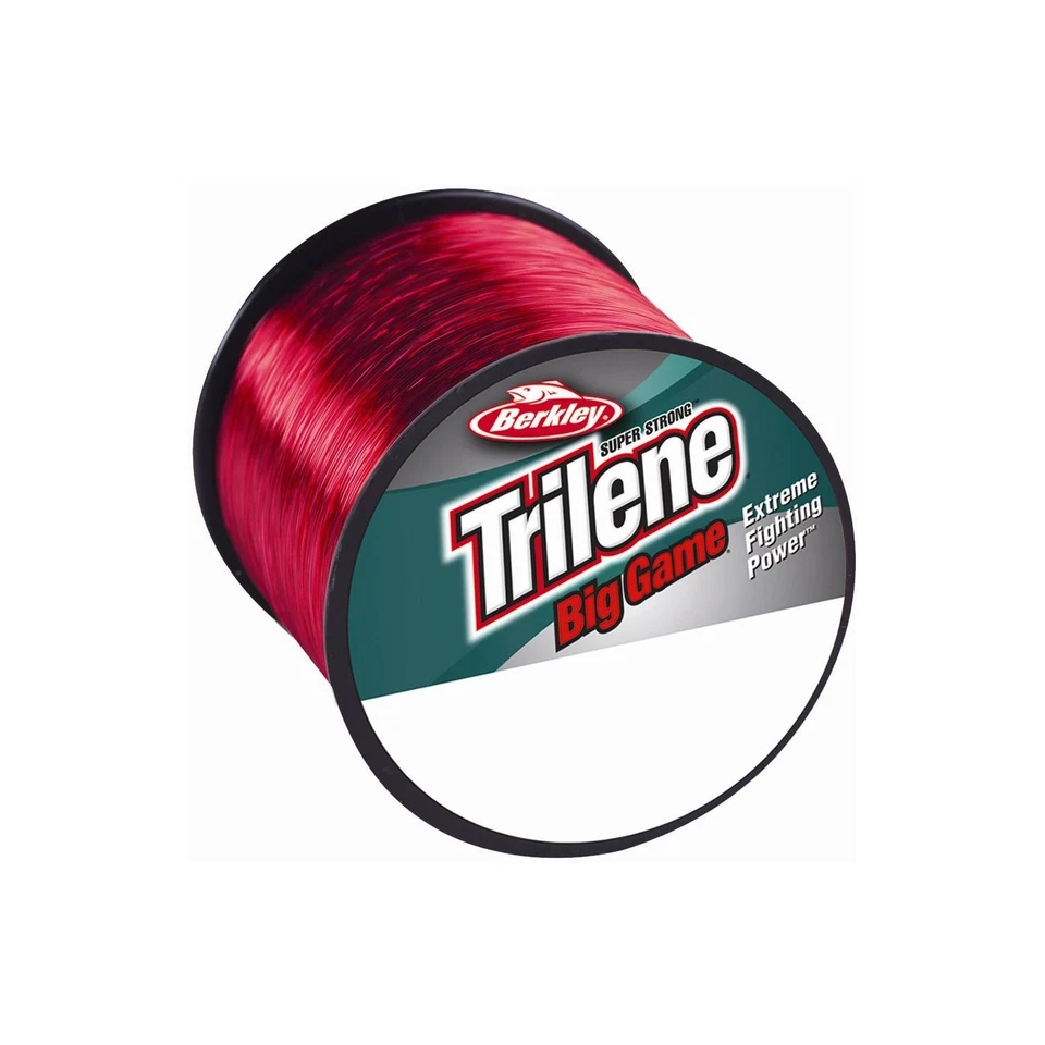  Berkley Trilene Big Game linha de pesca monofilamento vermelha - todas as cepas quebrando - Imagem 1 de 1