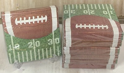 Servilletas de papel de fútbol americano NFL Super Bowl 7 paquetes de 24 unidades (168 en total) Foto 1 de 3