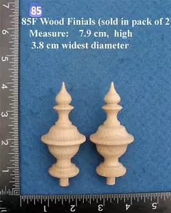 Paar Uhr / Möbel Finials Stil 85F - Bild 1 von 1