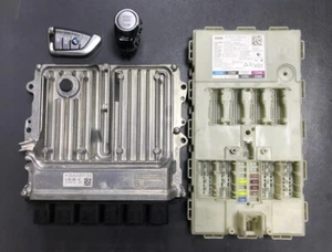 BMW 520i G31 2018 B48 ENGINE COMPUTER ECU UNIT SET DME 9452864 - Picture 1 of 7