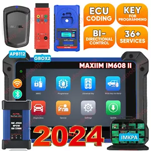 Autel IM608 PRO II Bundle IMMO Key Fob Pr~gramming Tool G-BOX2 APB112 & IMKPA - Picture 1 of 12