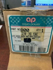 NEW AQUA POWER MARINE BOAT GEAR END YOKE PART NO. 800 Old Stk - Picture 1 of 4