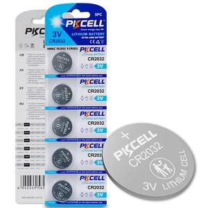 5 X PKCELL CR2032 BATTERY BATTERIES 3V LITHIUM SHIPPED FROM SYDNEY - Picture 1 of 2