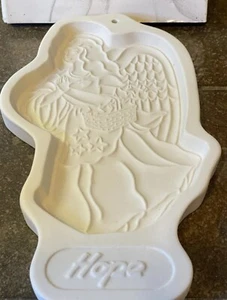 Cookie Mold Angel Of Hope In Box Christmas 1994 Longaberger Pottery - Picture 1 of 10