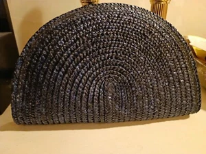 Damen Handtasche Clutch dunkelblau - Bild 1 von 2