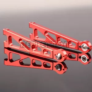 ROT Alu vorne oberer Federarm 33601 FÜR RC 1/10 HIMOTO E10MTL E10MT E10BP 31602 - Bild 1 von 3