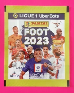 PANINI SEALED PACKET FOOT 2023 PACK POCHETTE SOBRE BUSTINA LIGUE 1 GREEN VERSION - Imagen 1 de 3