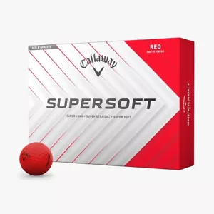 CALLAWAY SUPERSOFT RED 3 DOZEN GOLF BALLS - NEW 2025 BALL - VALUE PLUS! - Picture 1 of 1