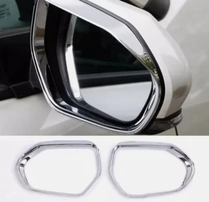 Per Toyota Camry 2018-2024 Specchio Retrovisore Cromato Copertura Sopracciglia Pioggia - Foto 1 di 7
