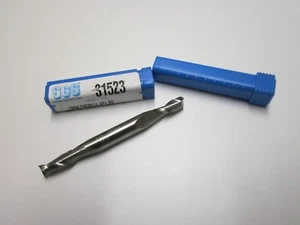 NUEVO SGS 31523 Carburo Sólido 2 Flautas Cuadrado Doble Extremo Fresadora 13/64" Corte - Imagen 1 de 1