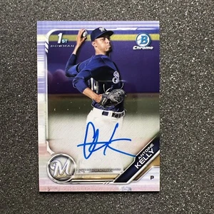 2019 Bowman Chrome ANTOINE KELLY #CDA-AK Rookie AUTO - MILWAUKEE BREWERS - Picture 1 of 4