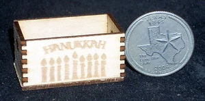 Hanukkah Holiday Crate 1:12 Miniature Fruit Vegetable Produce Pumpkin Jewish - Picture 1 of 1