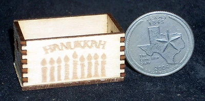 KREBS KRATES Hanukkah Holiday Crate 1:12 Miniature Fruit Vegetable Produce Pumpkin Jewish