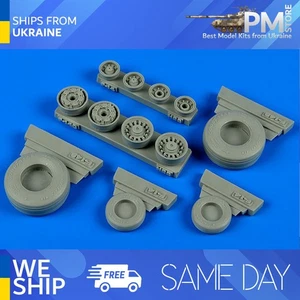 Ruedas ponderadas Wheelliant 148012 1/48 F-14B/D Tomcat para Hobby Boss - Imagen 1 de 2