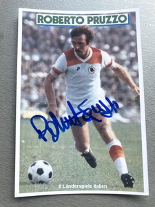 ROBERTO PRUZZO Italia foto firmata 10x15 autografo - Foto 1 di 1