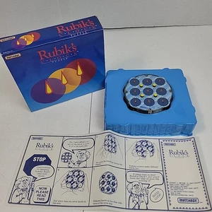 Vintage Rubiks Orologio Puzzle Matchbox 1988 Brain Teaser Retro Rubiks Cube Giocattolo In Scatola - Foto 1 di 19