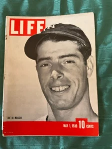 LIFE MAGAZINE,JOE DI MAGGIO MAY 1,1939 ISSUE - Picture 1 of 11