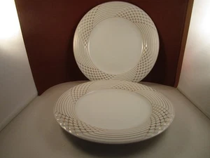 Vintage Hutschenreuther Germany Scala D'Oro Gold Set of 2 Dinner Plates C - Picture 1 of 8