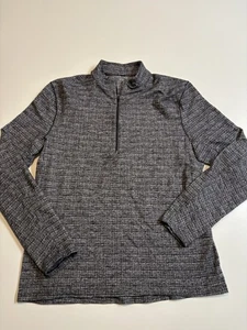 Maglione Pullover Uomo Lululemon Surge Caldo 1/4 Zip Grigio Tg Large - Foto 1 di 5