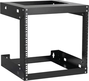 9U Wall Mount Rack Open Frame 19 Inch Server Equipment 2 Post Network Cabinet 18 - Picture 1 of 8