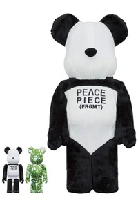 BE@RBRICK diseño de fragmentos PANDA 100% y 400% 3 piezas Medicom Bearbrick - Imagen 1 de 4