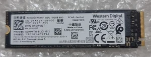 Western Digital PC SN730 M.2 NVME 512GB SSD SDAPTW-512G-1012 Lenovo Dell Laptop - Picture 1 of 1