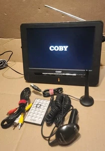 Coby TFTV 1091 10" LCD Color Portable TV Monitor ATSC/NTSC Tuners w/Remote - Picture 1 of 19