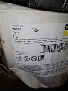 Viega - 28505- Viega MegaPress Edelstahl 316 3 Stück Kugelhahn - Bild 1 von 5