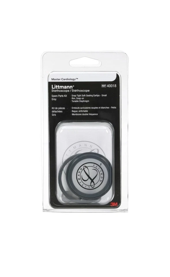 3m Littmann Stethoscope Spare Parts Kit Master Cardiology Grey 40018