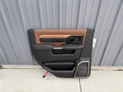 2019-2021-2024 Dodge Ram 2500 3500 Rear Left Driver  Door Panel Longhorn OEM - Image 1 of 3