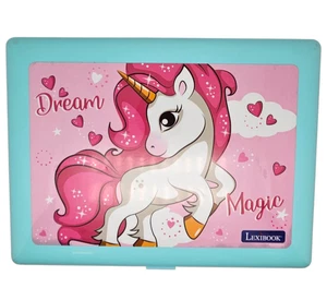 LEXIBOOK Unicornio Educativo y Bilingüe Aprendizaje Laptop 124 Actividades SIN Mouse - Imagen 1 de 6