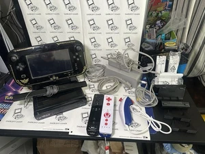 Console NINTENDO WII U edizione ZELDA CONSOLE DELUXE 32 GB Nera + CAVI BUONO - Imagen 1 de 6