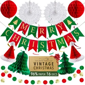 Premium Wiederverwendbare Weihnachtsdeko - Weihnachtsdeko Set, Papier Chri... - Bild 1 von 7