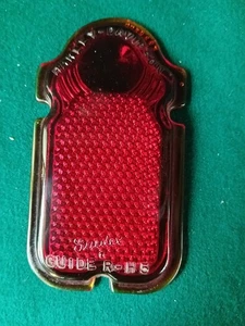 Vintage Harley Tombstone tail light cover, R.H5 Guide. - Picture 1 of 7