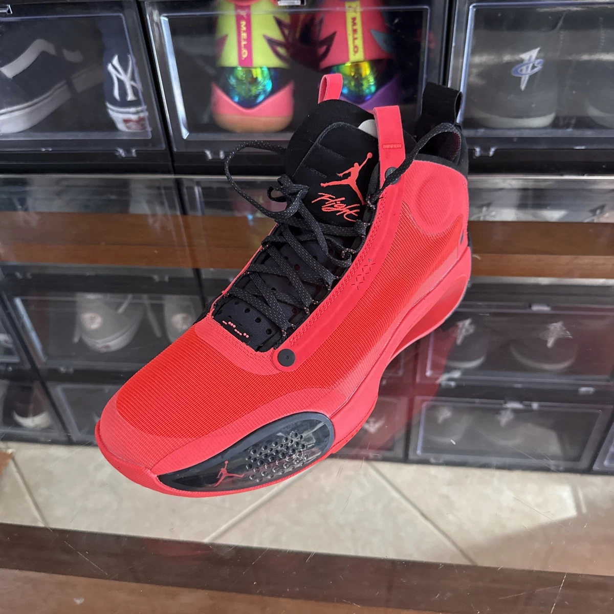 マ*サ様 【新品・未使用】AIR JORDAN 34 \"INFRARED/BLA 販売リンクあり】3/4発売 NIKE AIR JORDAN 34 