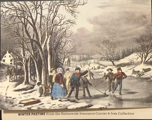 Biglietto di auguri di Natale vintage bellissimo - Foto 1 di 3
