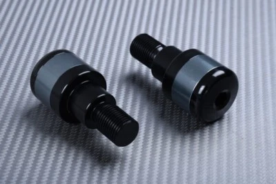 Paire D'Embouts de Guidon Couleur Titane Ø 31 mm YAMAHA FZ6R 2010-2016 - Изображение 1 из 2