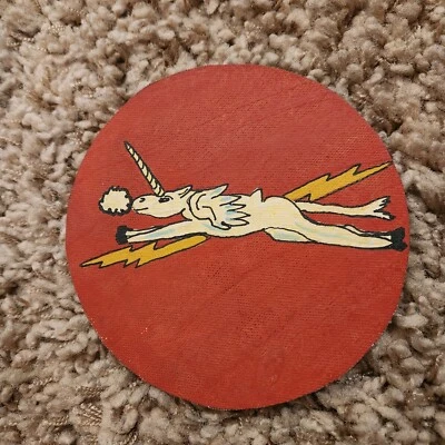 US Military WWII Flight Jacket Patch RKO Studios WW2 8th AAF - Image 1 of 2