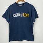 TLC T-Shirt Men's L Blue UC San Diego Tritons Vintage 1990's Crew Neck NCAA Logo