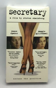 Secretary (VHS, 2003) James Spader Maggie Gyllenhaal Sexy Erotic TESTED #20E - Picture 1 of 4