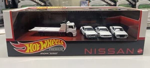 2023 Hot Wheels Premium NISSAN Team Set (4 Autos) Garagenbox Walmart limitiert - Bild 1 von 2