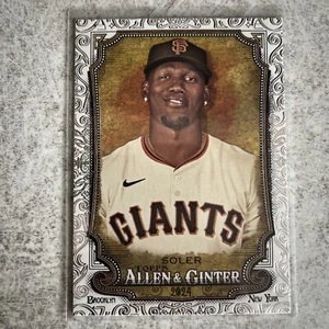 2024 JORGE SOLER TOPPS ALLEN & GINTER #139 FOIL FILAGREE Error Giants Marlins - Bild 1 von 4