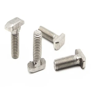 M5 M6 M8 EU 20/30/40/45series Martillo Niquelado Perno en T para Ranura de Aluminio - Imagen 1 de 4