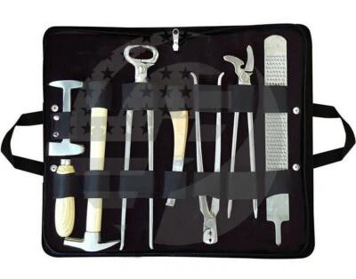 Heavy Duty Professional Horse Care Farrier Tool Kit Hoof Clincher Nipper - Image 1 of 2