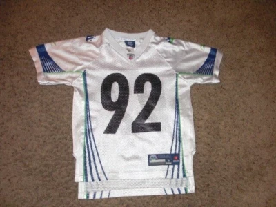 Camiseta de fútbol juvenil Pittsburgh Steelers James Harrison Super Bowl 43 XLIII Foto 1 de 4