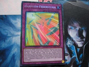 HARPYIEN FEDERSTURM RA01-DE073 COLLECTORS RARE (SCR) NM Yu-Gi-Oh 1ª edición - Imagen 1 de 1