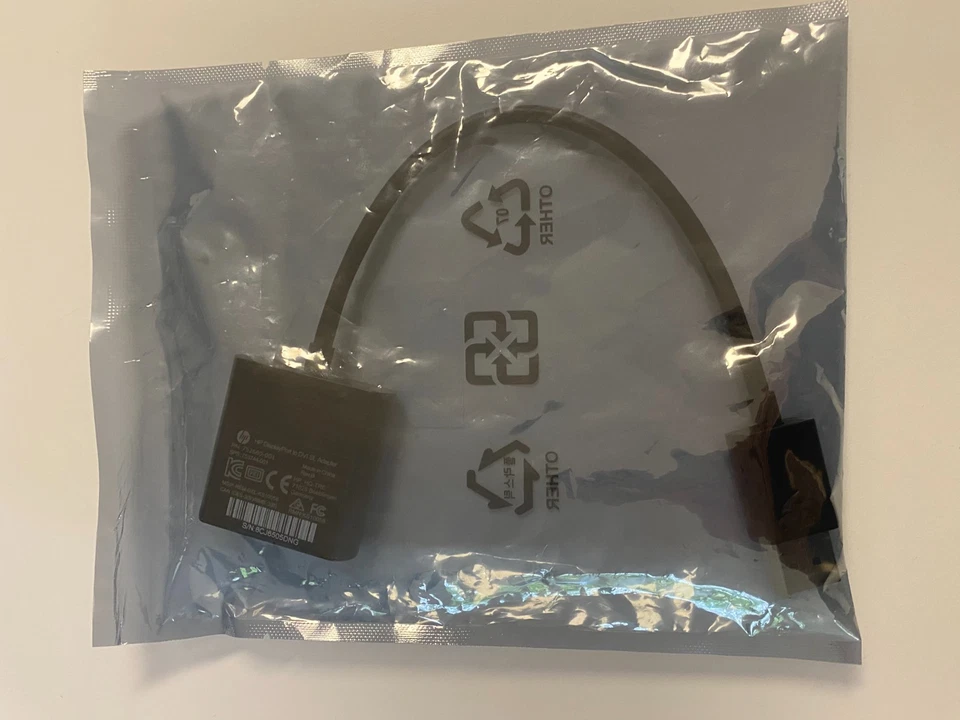 HP Display Port To DVI SL Adapter Cable P/N 752660-001 SPN 753744-001  - Image 1 of 1