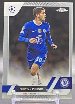 2022-23 Topps Chrome UEFA Club Competition #144 CHRISTIAN PULISIC Chelsea FC - Image 1 of 2