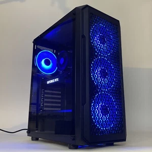 Intel i7 Custom Gaming PC Desktop Computer 32GB 1TB NVme SSD RTX 4060 WiFi Win11 - Picture 1 of 21