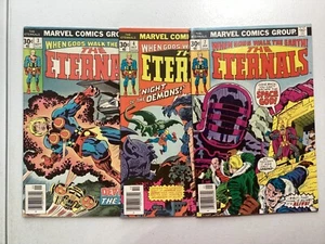 The Eternals 3 4 7 Jack Kirby Ikarus Sersi Celestials One Above All En estado bastante bueno- 1976 - Imagen 1 de 13